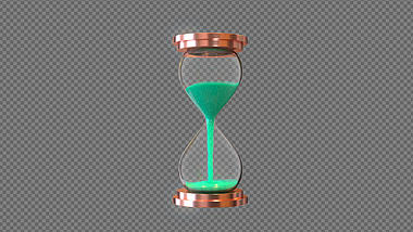 计时器沙漏无限循环动画元素视频的预览图