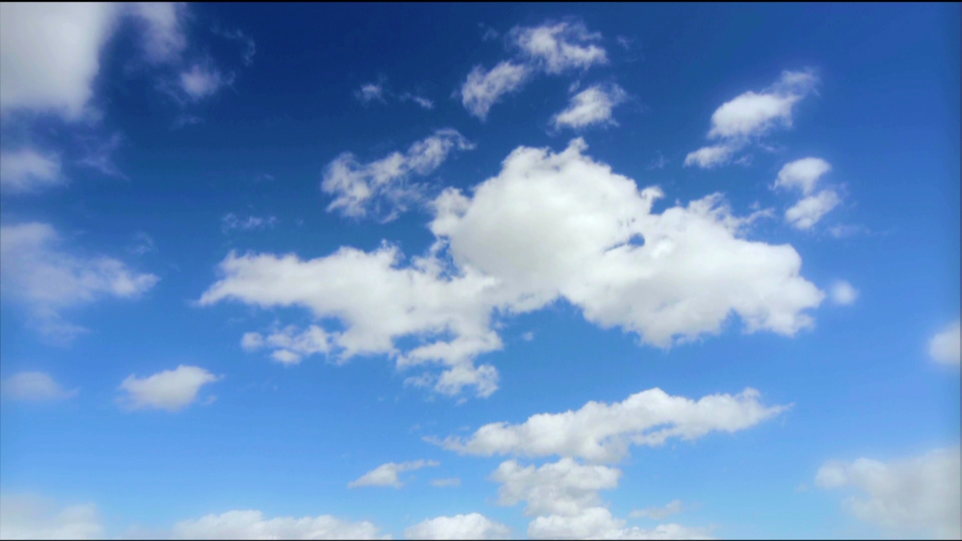 1080P延时天空蓝天流云视频视频的预览图