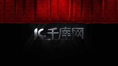 大气红绸揭幕logo演绎片头视频ae模板视频的预览图