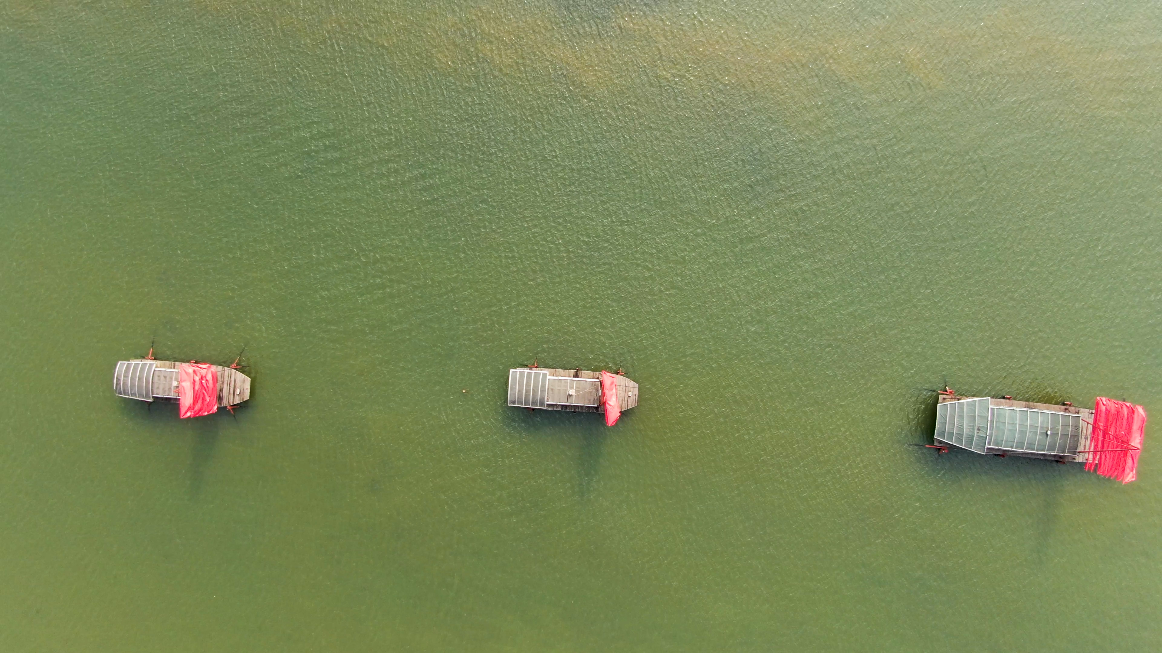 4K航拍桂林漓江小船视频的预览图