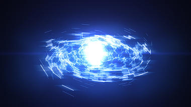 炫酷光效粒子能量旋转LOGO片头ae模板视频的预览图