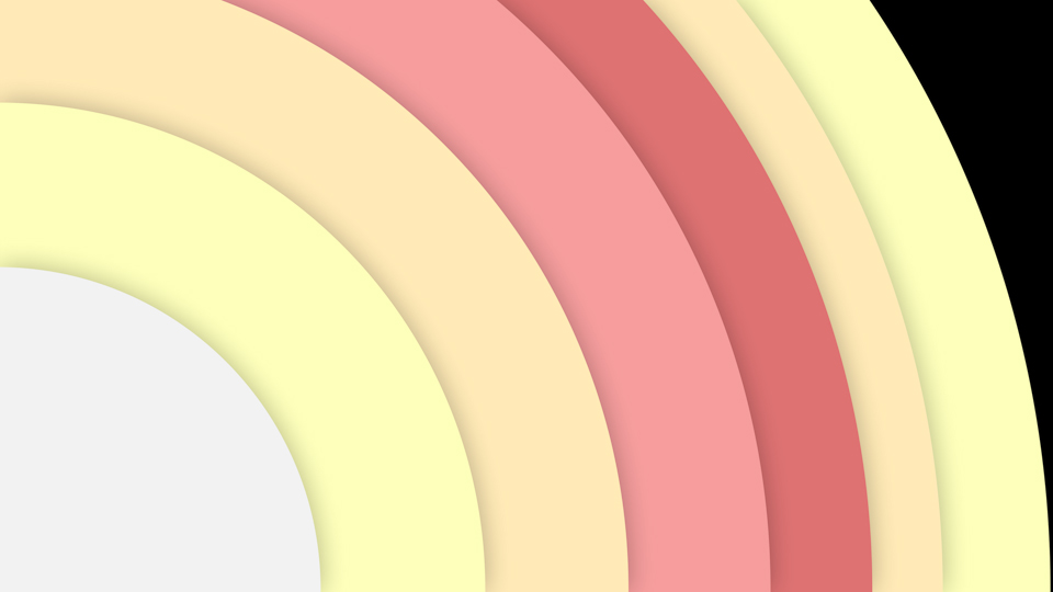 黄粉色圆形圆圈素材遮罩转场素材通道视频视频的预览图