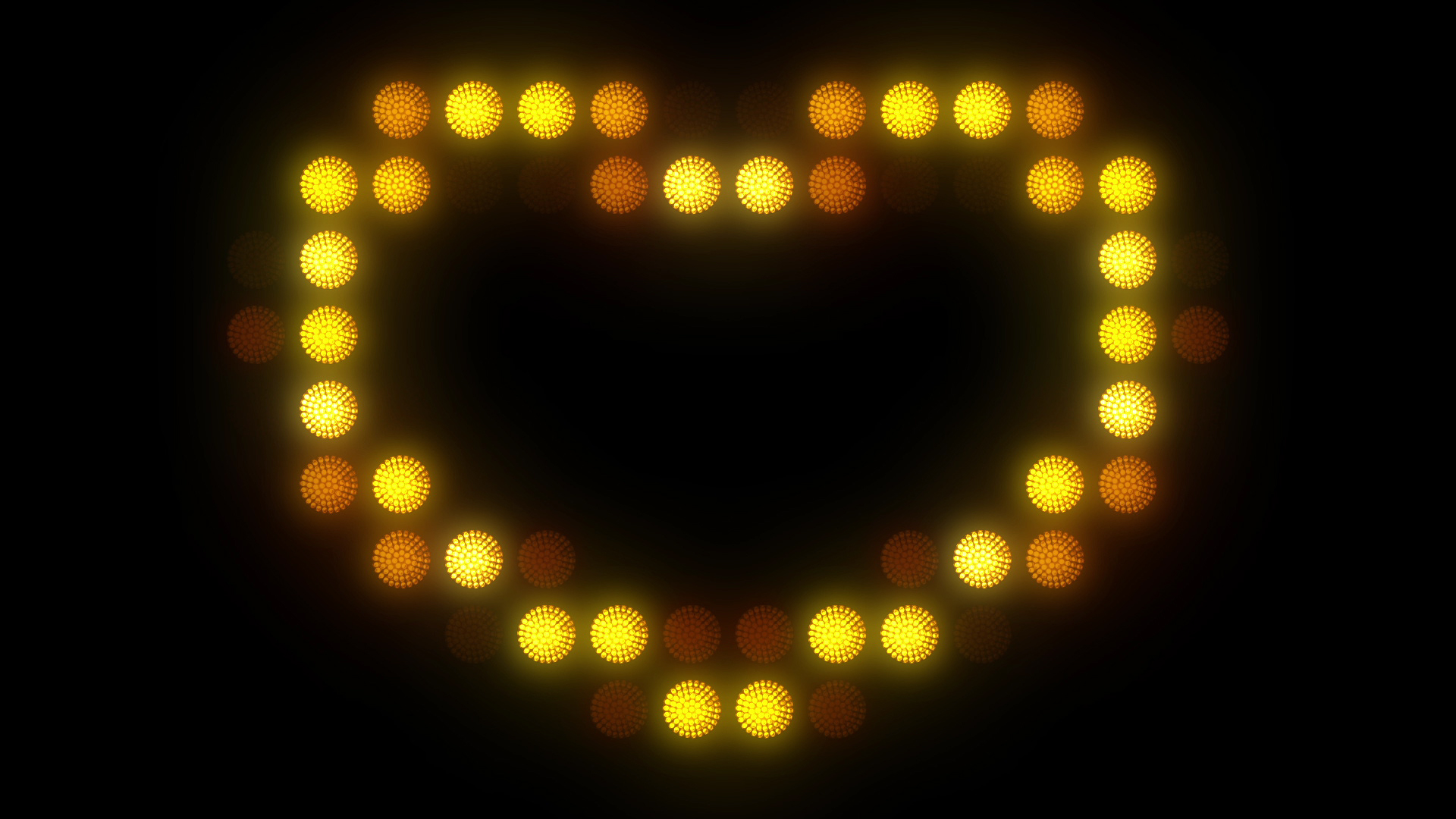 创意黄色放光LED背景视频ae模板视频的预览图
