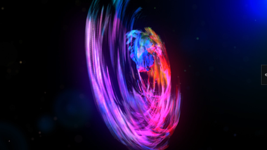 抽象彩色旋涡炸裂光效logo片头片尾ae模板视频的预览图