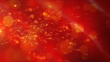 红色背景金色粒子动态led视频视频的预览图