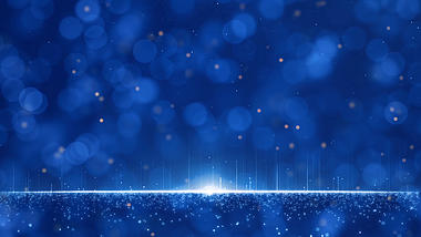 蓝色粒子动态背景展示合成素材视频的预览图