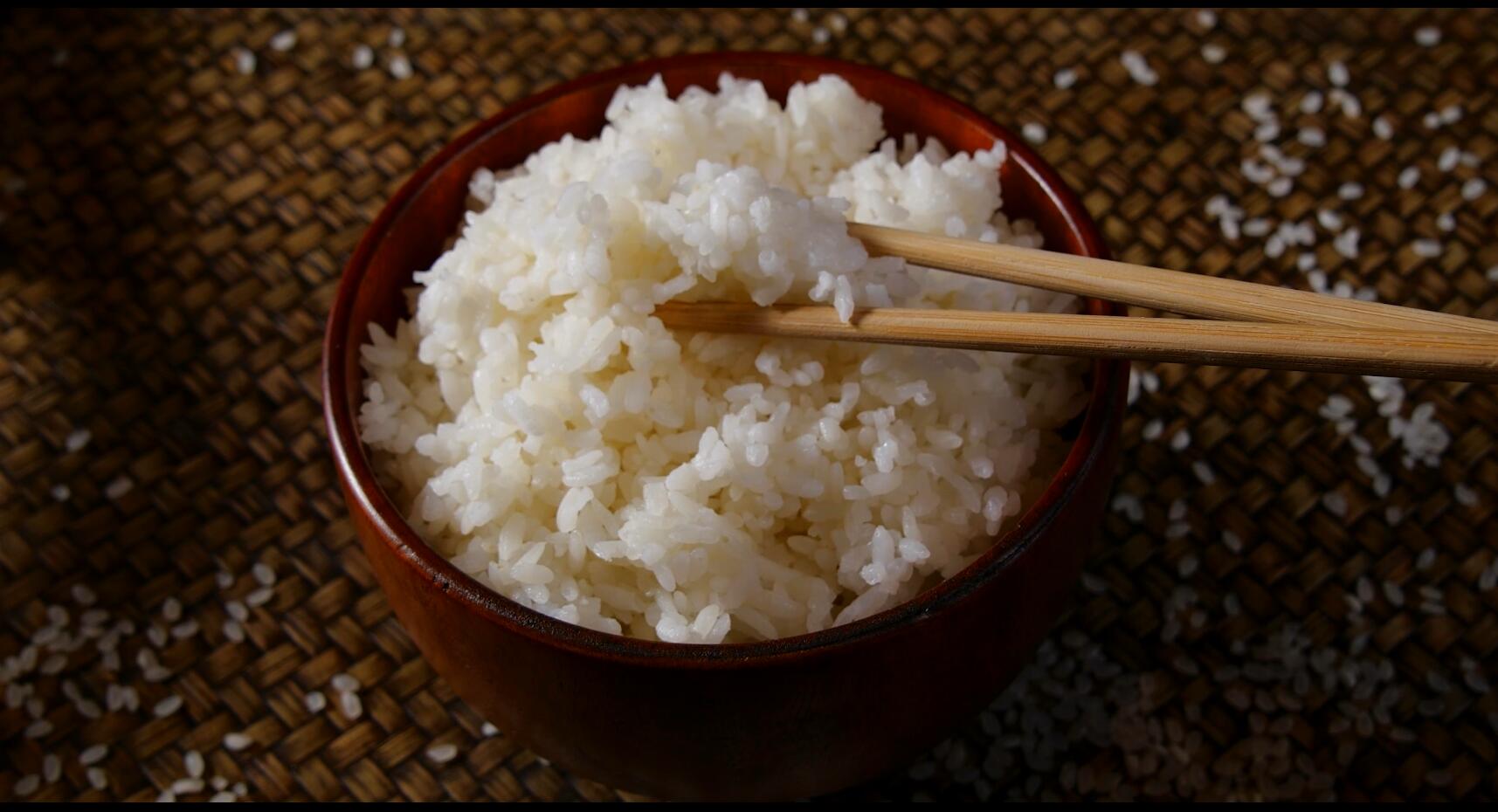 4k白米饭米饭大白米饭主食视频视频的预览图