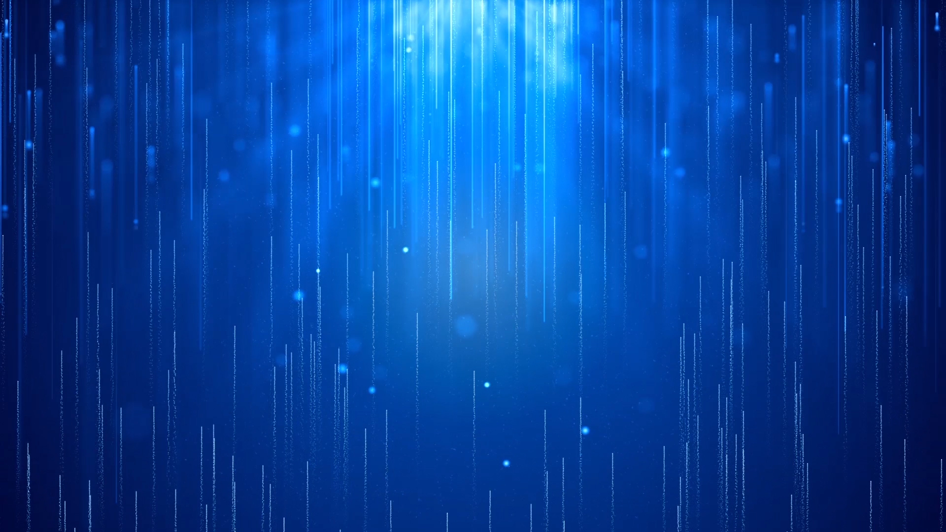 蓝色科技粒子掉落背景视频视频的预览图