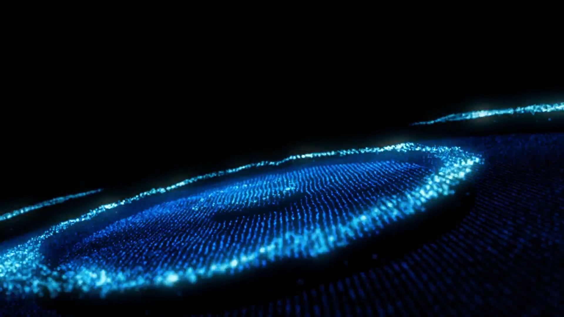 蓝色科技粒子动态闪烁背景视频视频的预览图