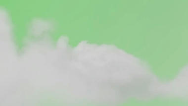 抠像视频白色云朵穿越效果合成素材视频的预览图