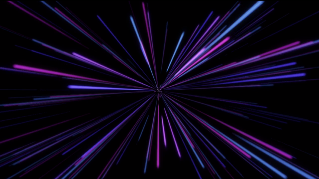 原创炫酷蓝紫色光线穿梭背景视频素材视频的预览图