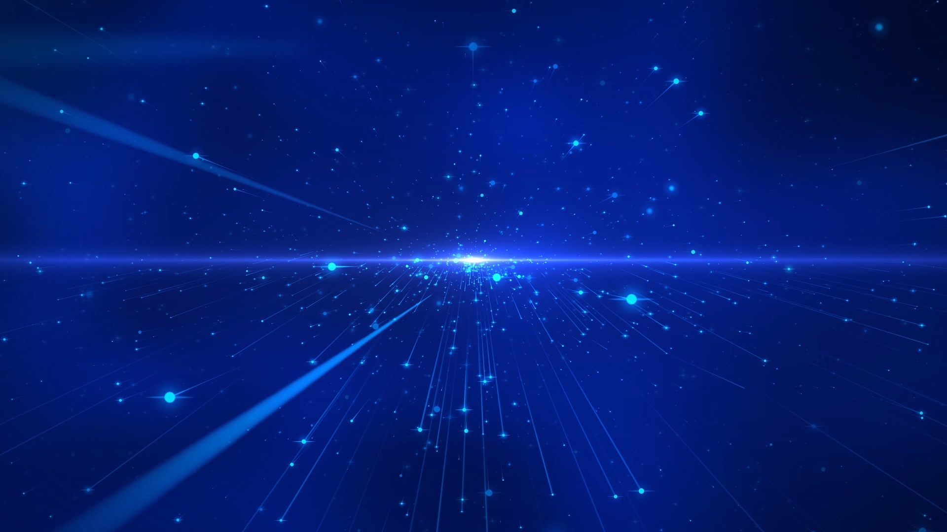 蓝色粒子线条背景舞台视频视频的预览图