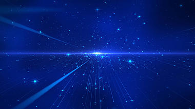 蓝色粒子线条背景舞台视频视频的预览图
