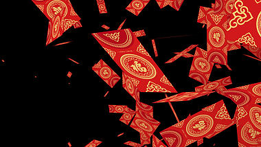 新年春节红包钱包转场元素视频ae模板视频的预览图