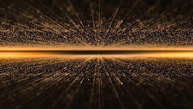 梦幻金色粒子线条展示舞台视频视频的预览图