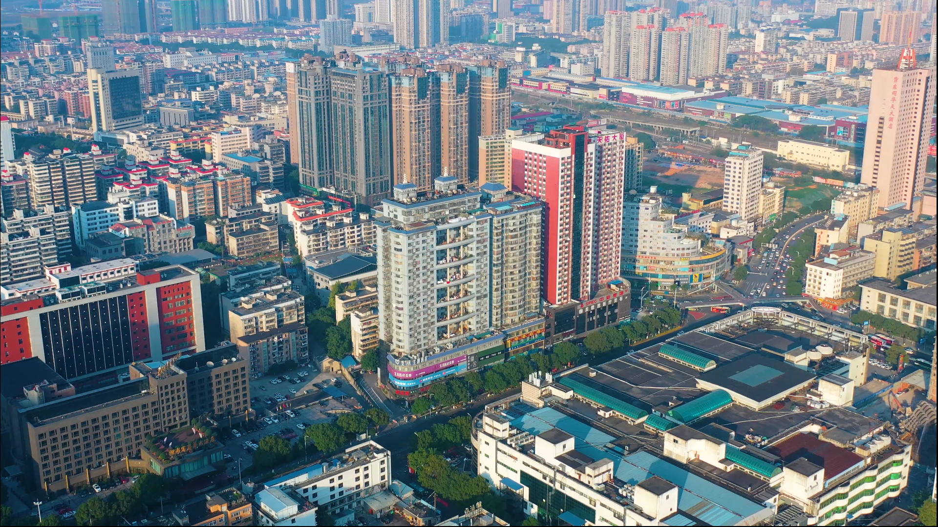 4k长沙芙蓉区城市建筑城市景观视频的预览图