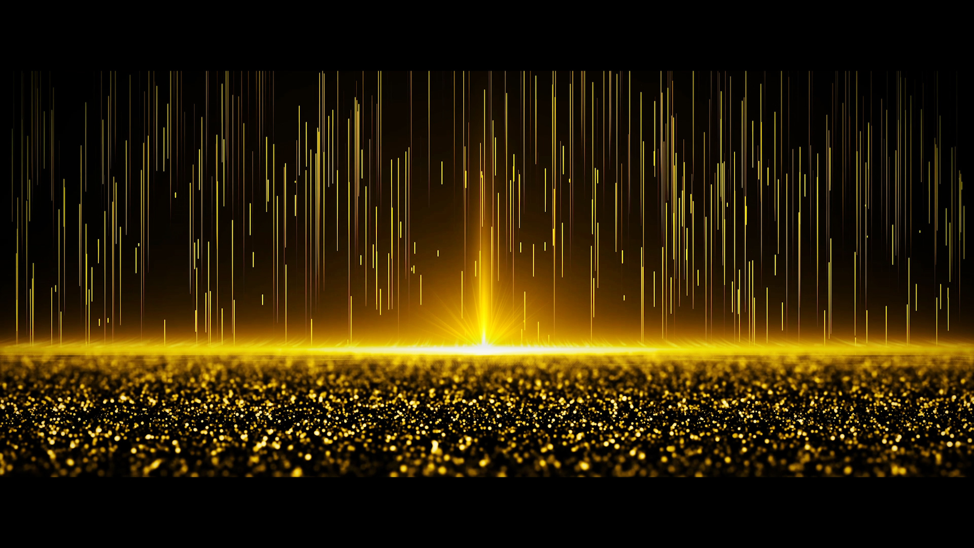 金色炫酷大气粒子上升舞台视频视频的预览图