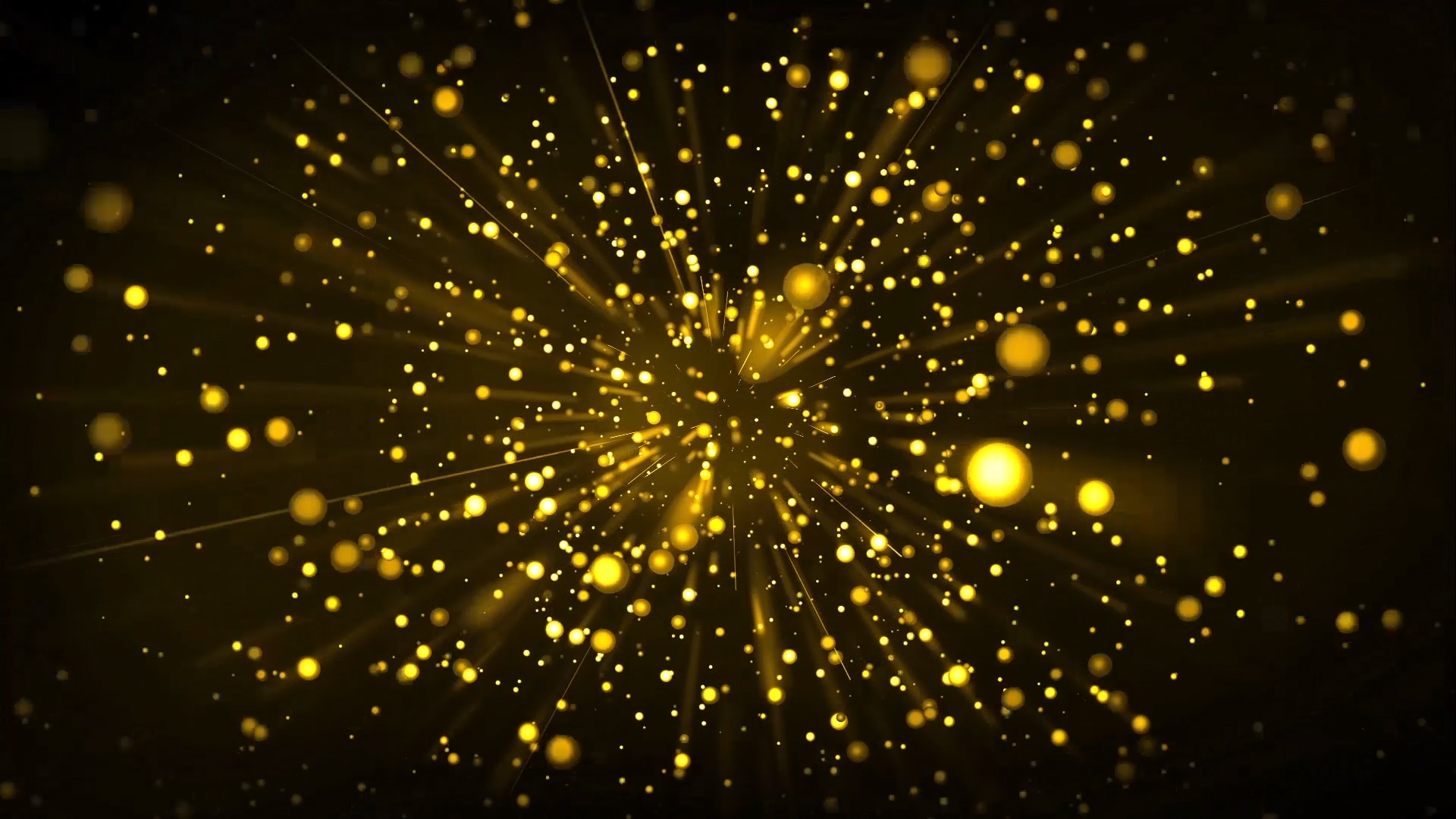 大气金色粒子穿梭舞台背景视频视频的预览图