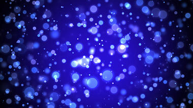 经典蓝色星星粒子光斑虚化背景素材视频的预览图