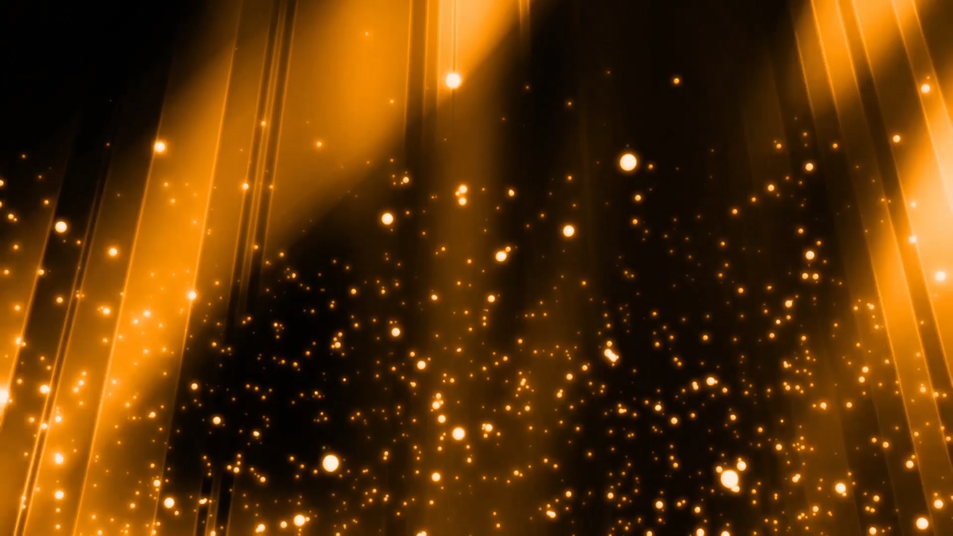 金色粒子上升光芒闪烁背景视频视频的预览图
