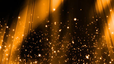 金色粒子上升光芒闪烁背景视频视频的预览图