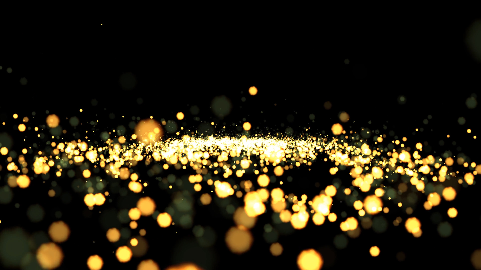 金色粒子光斑朦胧动态背景素材视频的预览图