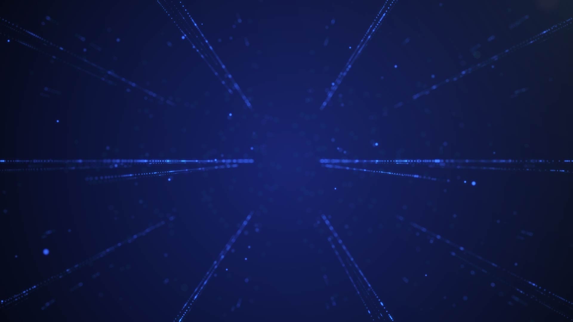 原创大气蓝色线条科技穿梭空间感视频背景素材视频的预览图
