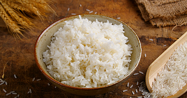 4K米饭熟米饭大米饭白米饭特写实拍视频的预览图