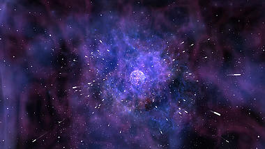 震撼大气粒子星空背景视频视频的预览图