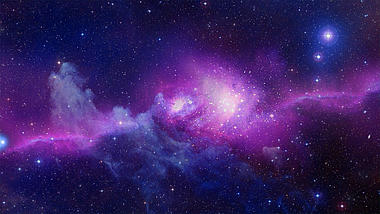 紫色梦幻大气粒子星云背景led视频视频的预览图