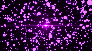 紫色发光粒子光斑旋转变换视频背景素材视频的预览图