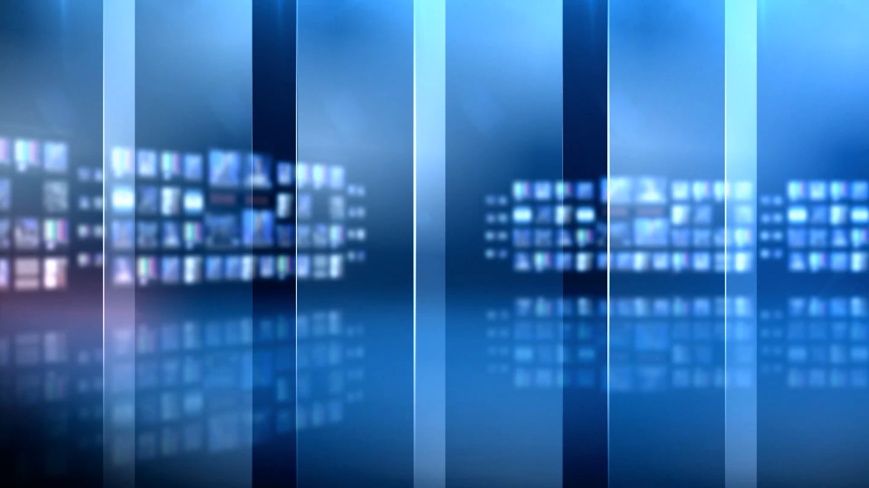 透明玻璃质感新闻演播厅背景视频AE模板视频的预览图