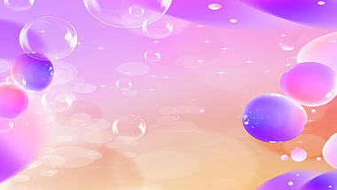 原创梦幻世界渐变气泡背景视频AE模板动态唯美背景视频的预览图