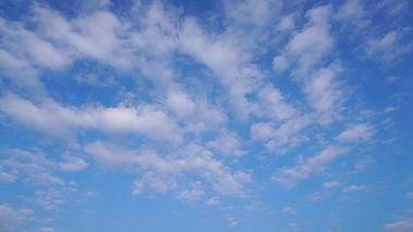 4K夏季唯美蓝天白云天空延时空镜实拍视频视频的预览图
