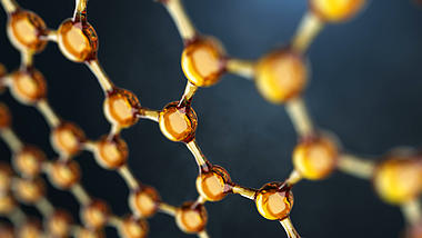 3D黄色分子细胞结构视频素材AE模板视频的预览图