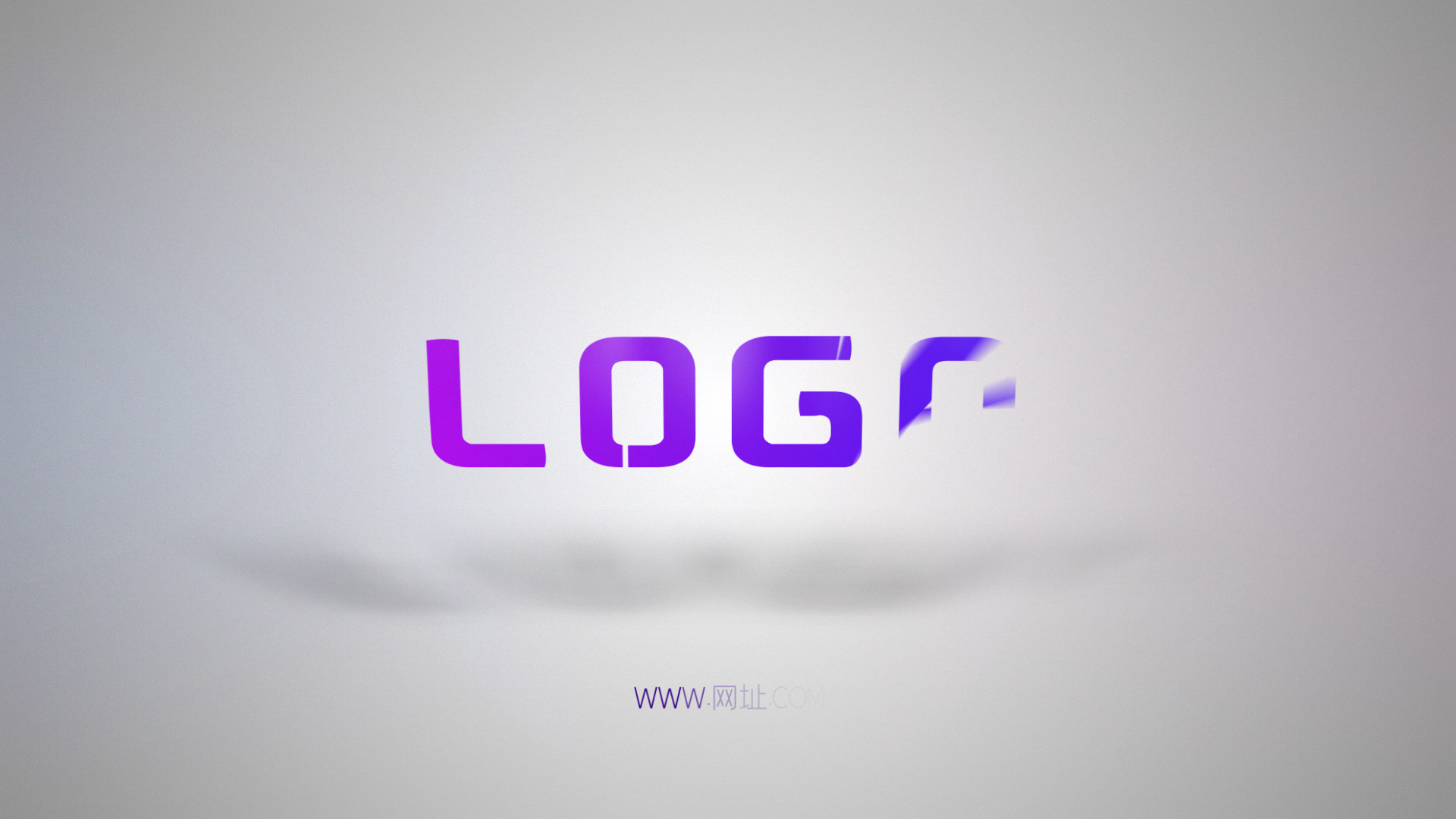 简洁光效企业LOGO片头片尾演绎AE视频模板视频的预览图