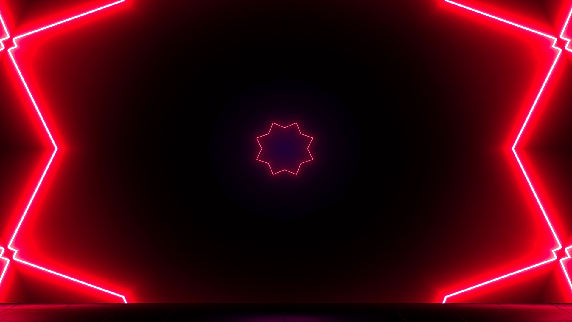 红色霓虹灯动态背景视频AE模板视频的预览图