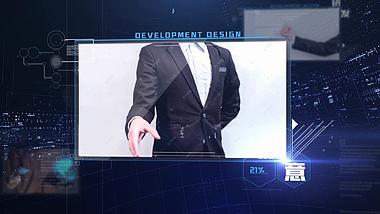 科技炫酷图文效果企业宣传简洁片头AE视频模板视频的预览图
