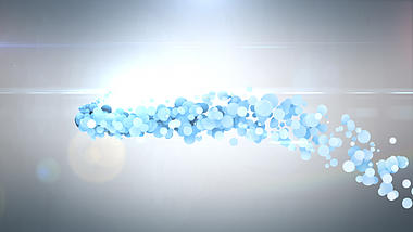 简洁明亮粒子光效企业LOGO片头片尾演绎AE视频模板视频的预览图