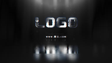 炫酷金属质感光线描边LOGO片头片尾ae模板视频的预览图
