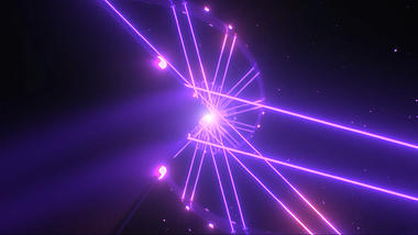 4k紫色炫酷粒子线条炫彩LED舞台震撼dj舞台视频视频的预览图