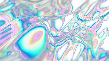 原创酸性风创意炫彩流体镭射动态背景AE模板视频的预览图