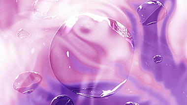 原创酸性风创意炫彩水泡紫色渐变背景AE模板视频的预览图