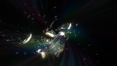 炫丽光效玻璃破碎简约LOGO片头演绎片尾视频的预览图