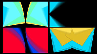 彩色MG动画视频遮罩转场AE模板视频的预览图