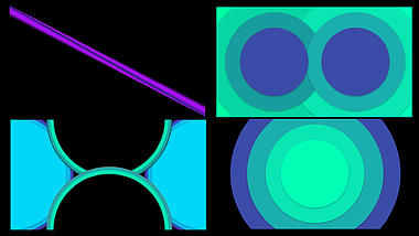 扁平圆圈MG动画视频遮罩转场AE模板视频的预览图