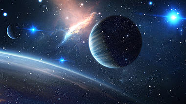 星空星球背景梦幻视频素材模板视频的预览图