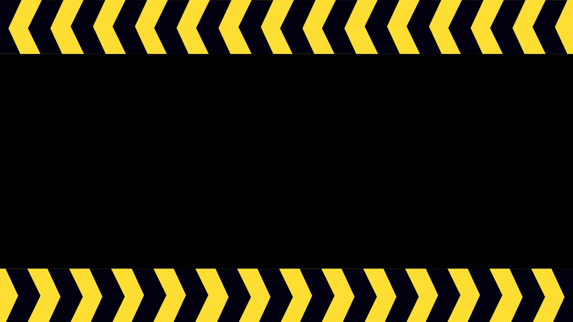 黄黑警戒线箭头视频动态边框带通道mov视频的预览图