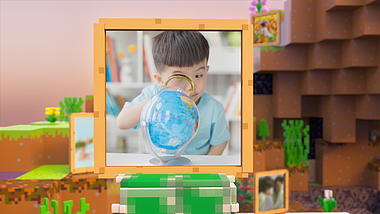 可爱三维六一儿童节相册图文视频ae模板视频的预览图