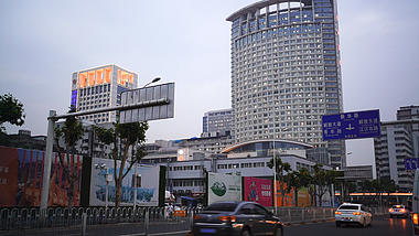 4K武汉城市地标协和医院实拍延时视频视频的预览图